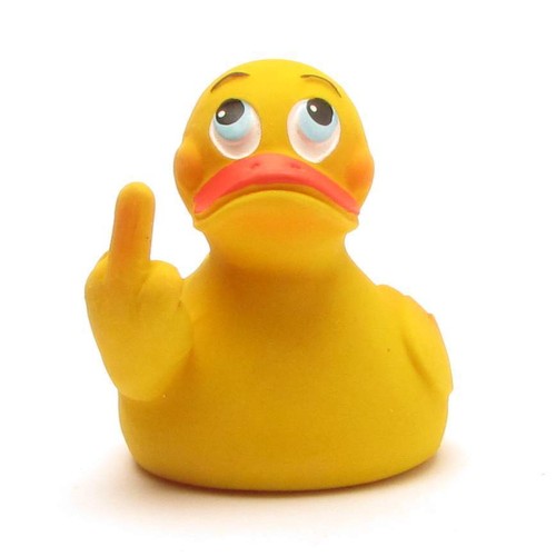 Stinkefinger badeente - stinkefinger,