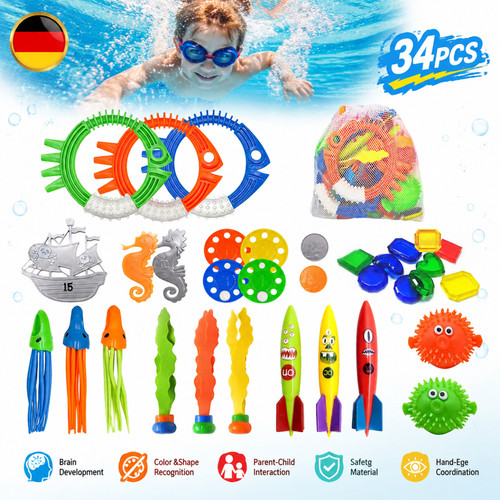 Schwimmspielzeug stück set - schwimmspielzeug, 34