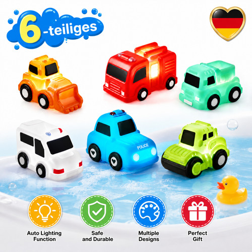 Led badespielzeug stück - badespielzeug,