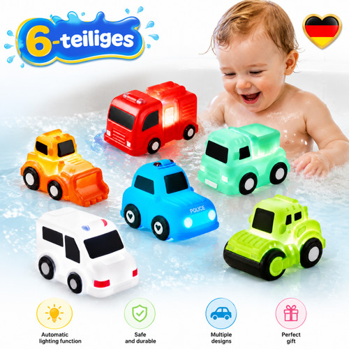 Badewannenspielzeug autos - badewannenspielzeug, 6