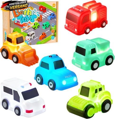 Badespielzeug set mit licht - set,