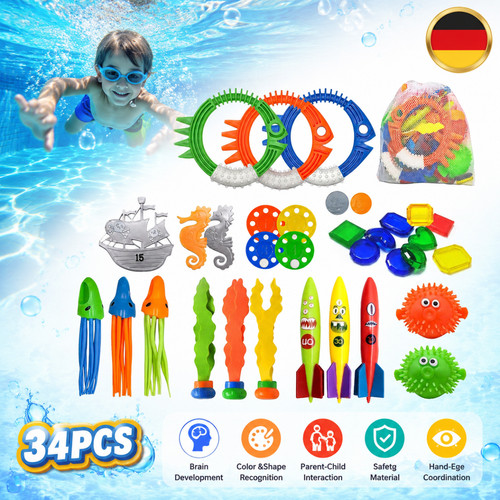 Badespielzeug set tlg - set, 34-tlg