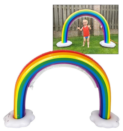 Spielzeug regenbogen sprinkler - spielzeug, regenbogen-sprinkler
