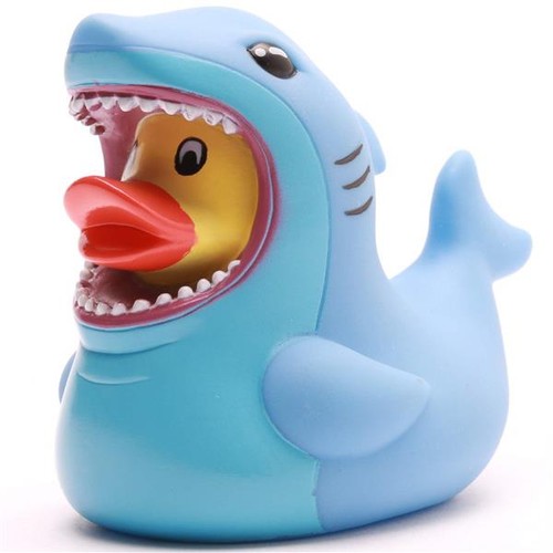 Badeente haifisch - badeente,