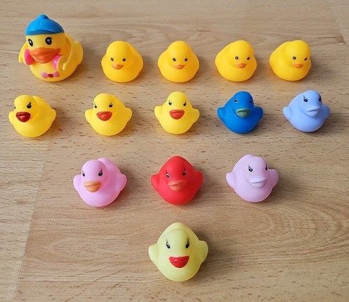 14x badeenten set - 14x,